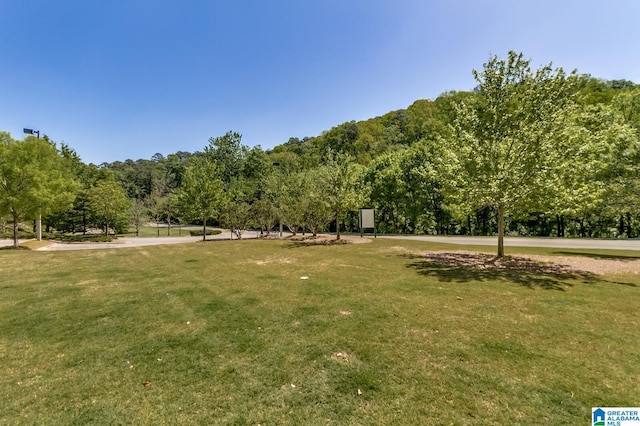 view of home's community featuring a lawn