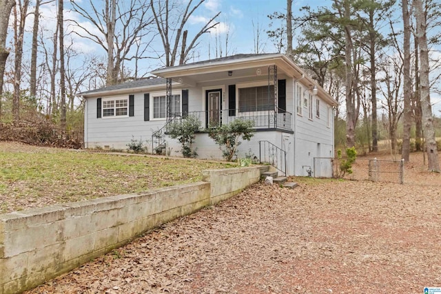 view of front of house