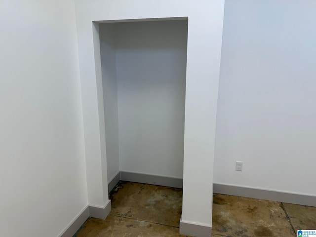 interior space with concrete flooring