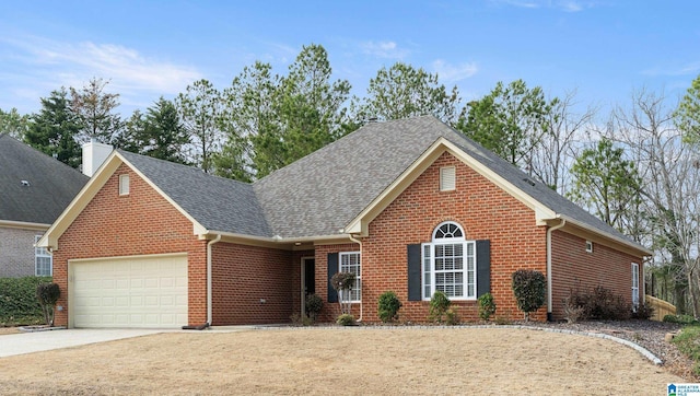 front facade featuring a garage