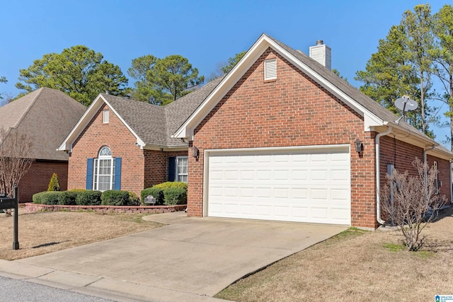 view of property with a garage