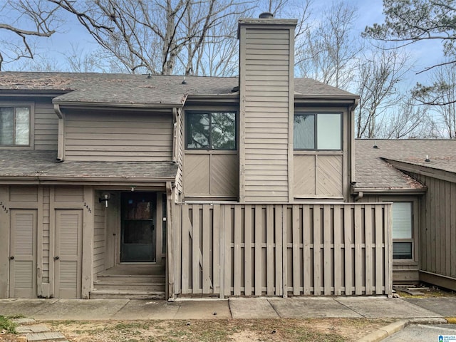 view of rear view of house