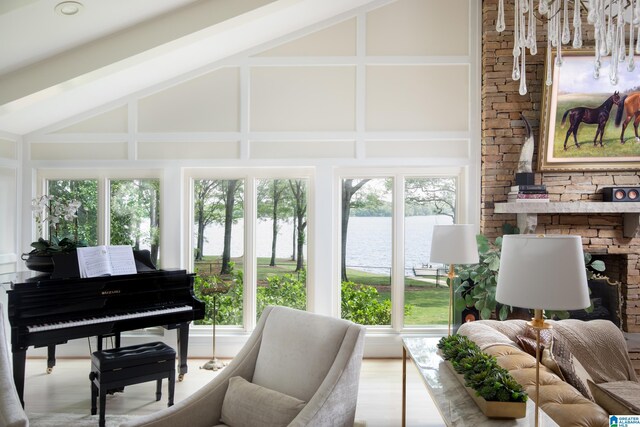 890 River Oaks Dr, Cropwell, AL 35054 - sunroom featuring a water view