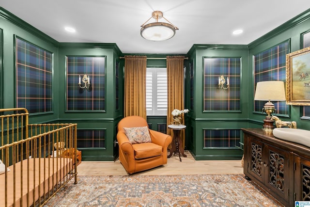 890 River Oaks Dr, Cropwell, AL 35054 - sitting room with crown molding and wood finished floors