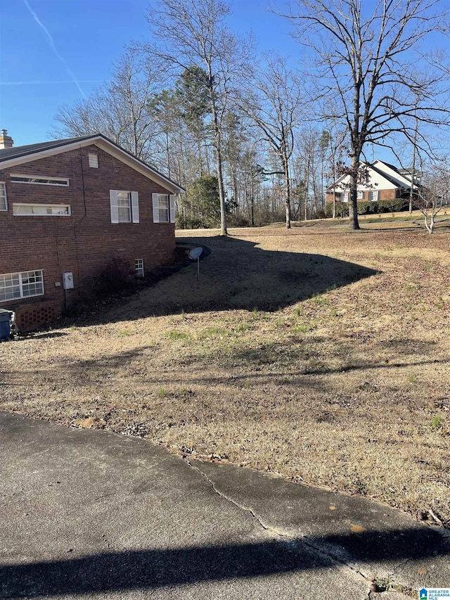 view of yard