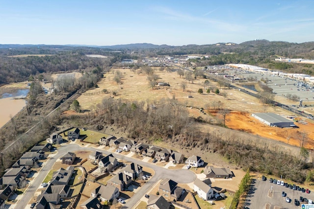 drone / aerial view featuring a residential view