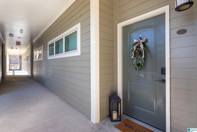 view of entrance to property