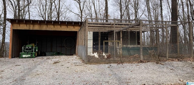 view of outbuilding featuring an outdoor structure