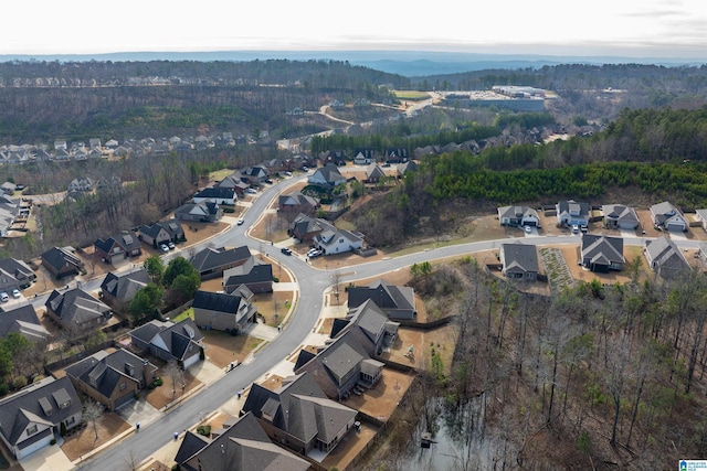 drone / aerial view featuring a residential view