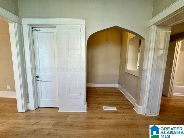 closet featuring visible vents