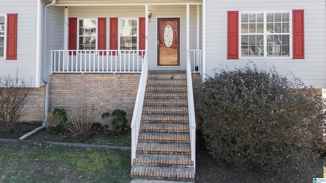 view of entrance to property