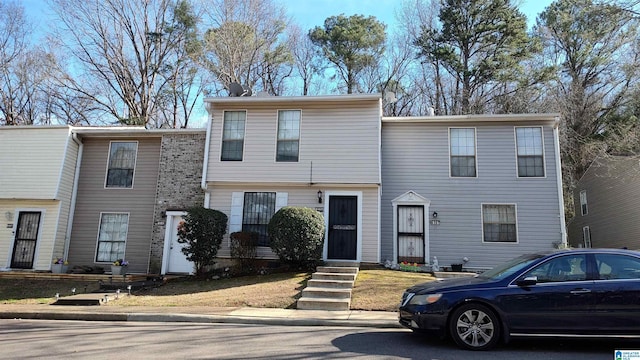 view of property featuring entry steps