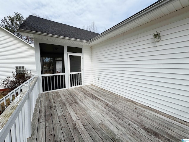 view of deck