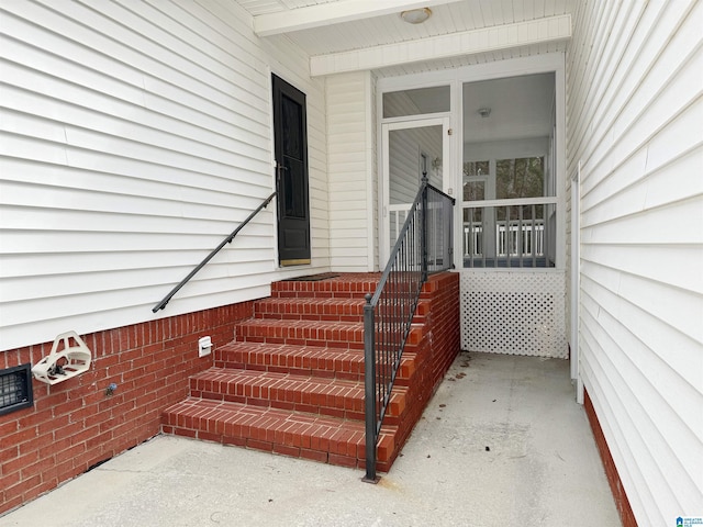 view of entrance to property