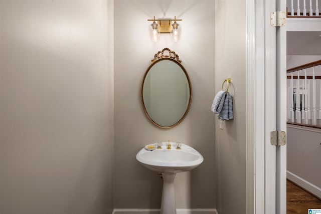 bathroom featuring baseboards