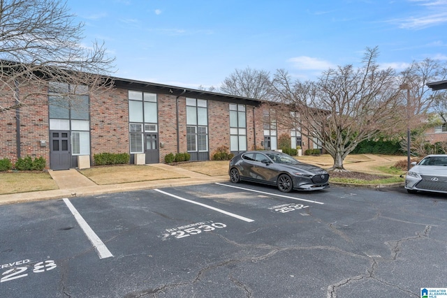 view of uncovered parking lot