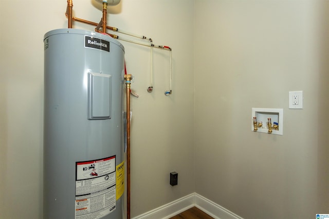 utilities featuring water heater