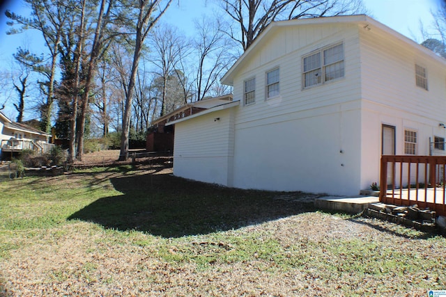 417 Argonne Dr NE, Center Point, AL 35215 - view of property exterior with a yard and a chimney