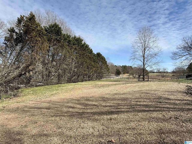 view of yard featuring a rural view