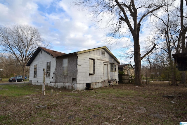 view of property exterior