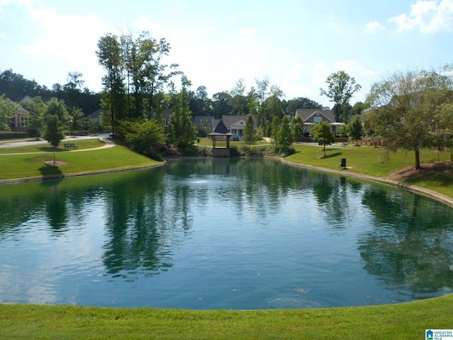 view of water feature