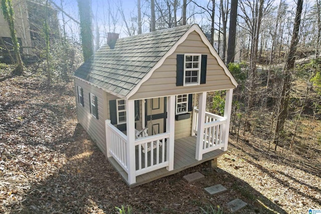 view of outbuilding with an outdoor structure