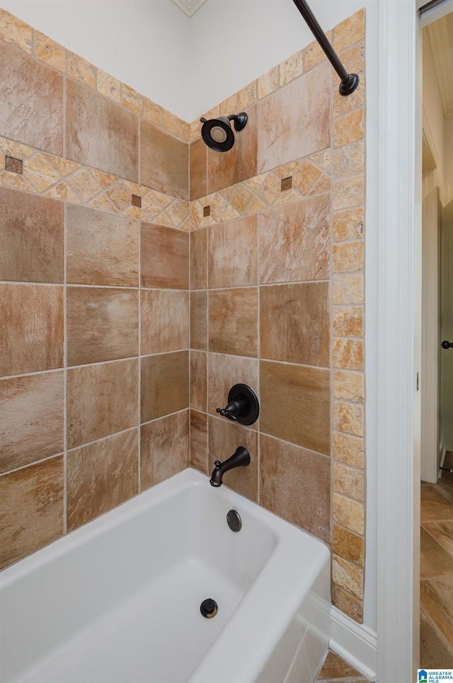 bathroom featuring shower / bathing tub combination