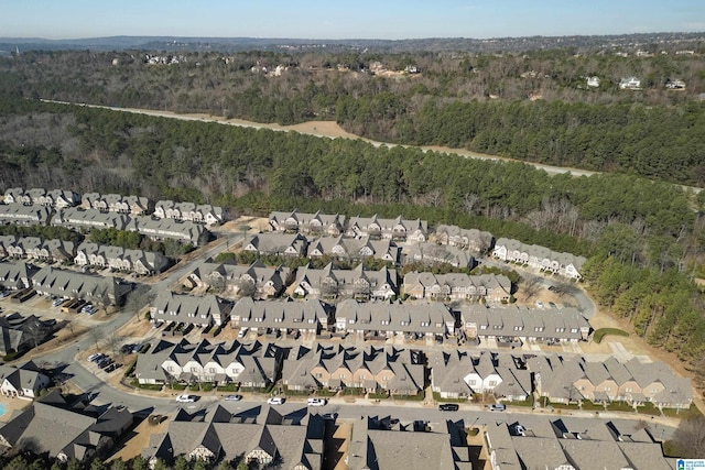 bird's eye view featuring a residential view