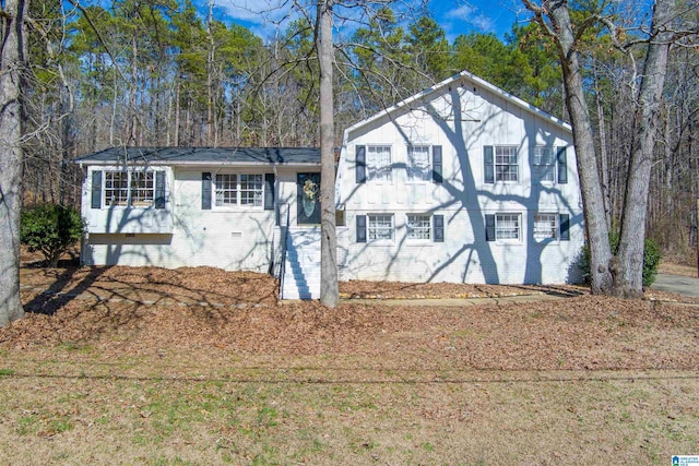view of front of property