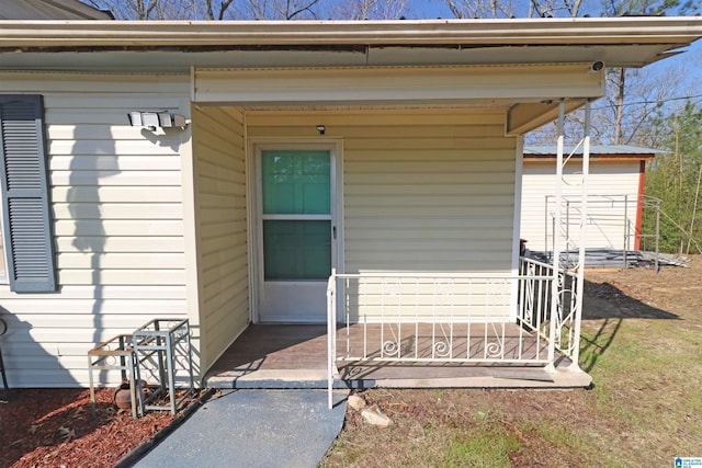 view of property entrance