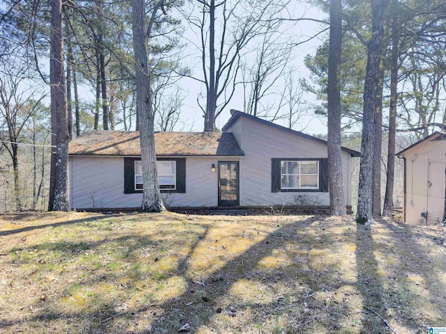 view of front of home