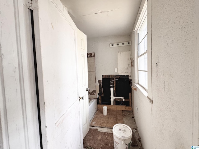 bathroom with a bath