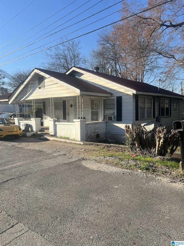 view of front of property