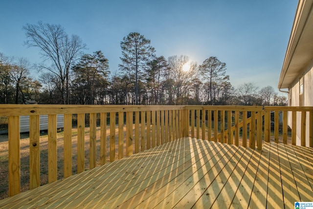 view of deck