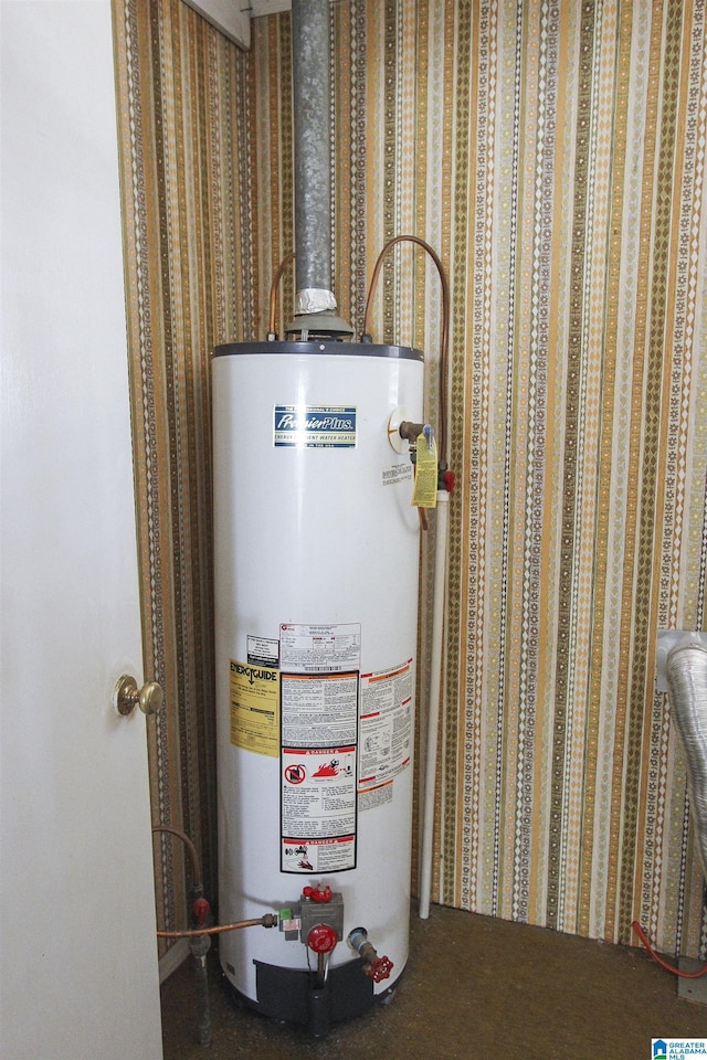 utilities featuring water heater