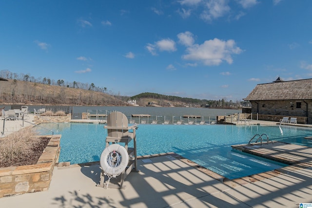 pool featuring a patio