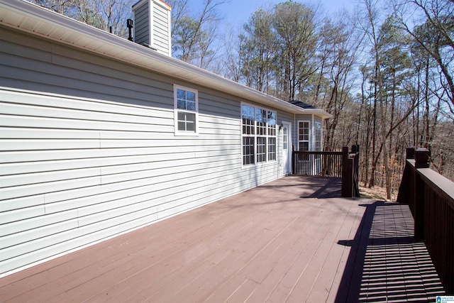 view of deck