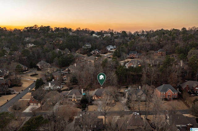 birds eye view of property featuring a residential view