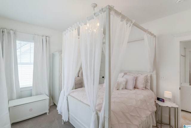 bedroom with carpet flooring