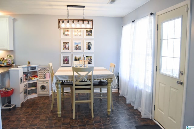 view of dining area