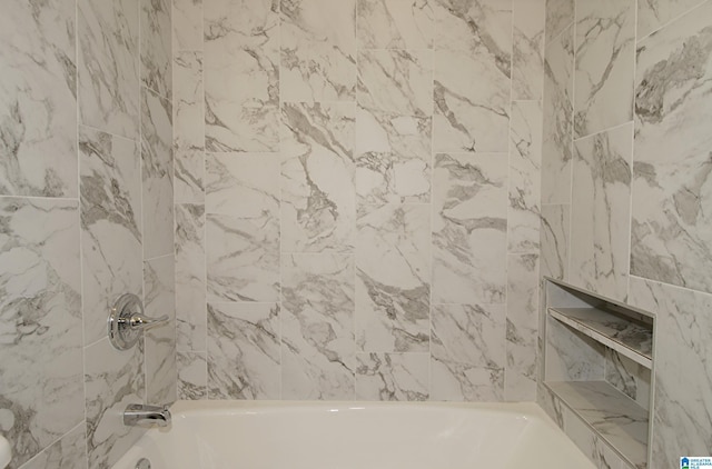 bathroom featuring shower / tub combination