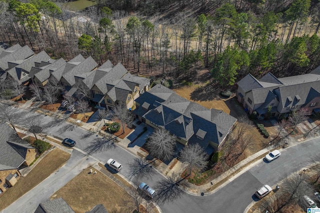 drone / aerial view featuring a residential view