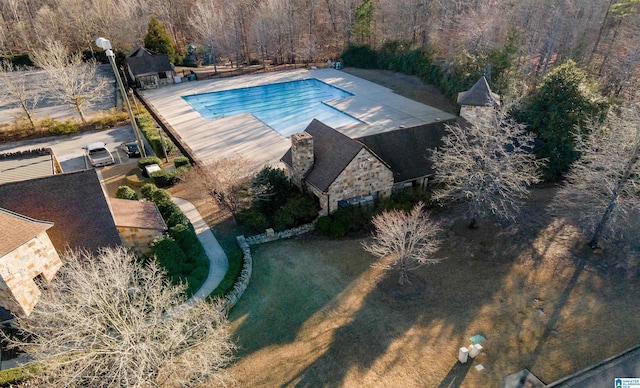 view of swimming pool with a pool