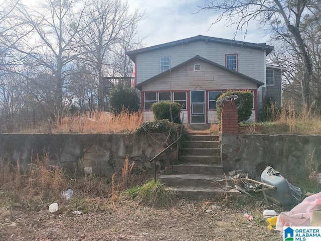 view of front of home