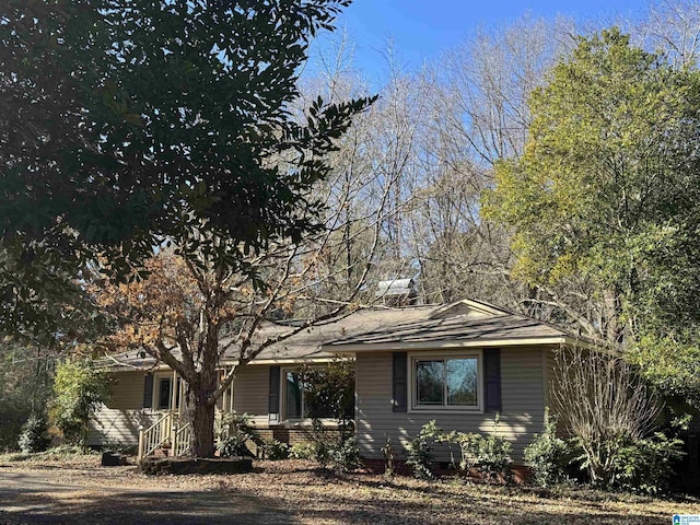 view of ranch-style house