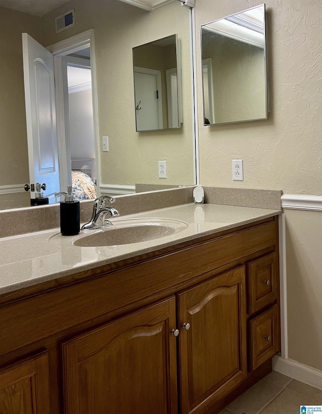 171 Old Montgomery Hwy Unit A, Homewood, AL 35216 - bathroom featuring vanity and tile patterned flooring