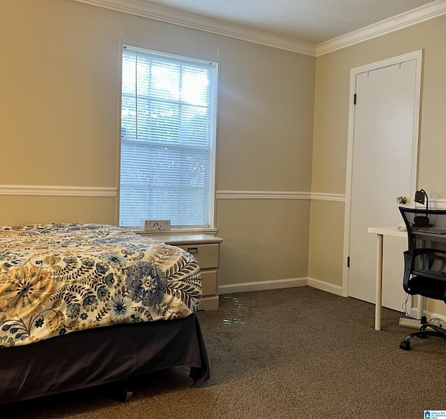 171 Old Montgomery Hwy Unit A, Homewood, AL 35216 - bedroom featuring carpet flooring, ornamental molding, and baseboards