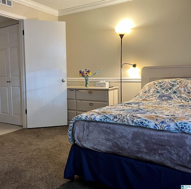 171 Old Montgomery Hwy Unit A, Homewood, AL 35216 - bedroom featuring crown molding and carpet