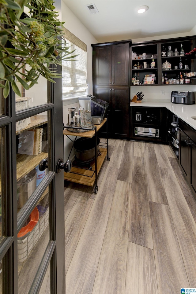 pantry featuring visible vents