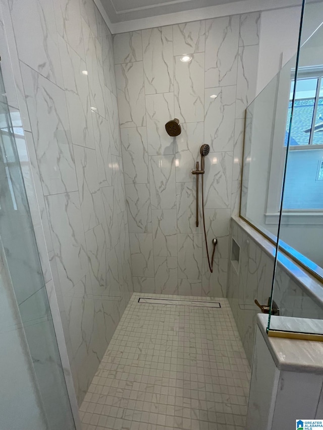 full bath featuring walk in shower